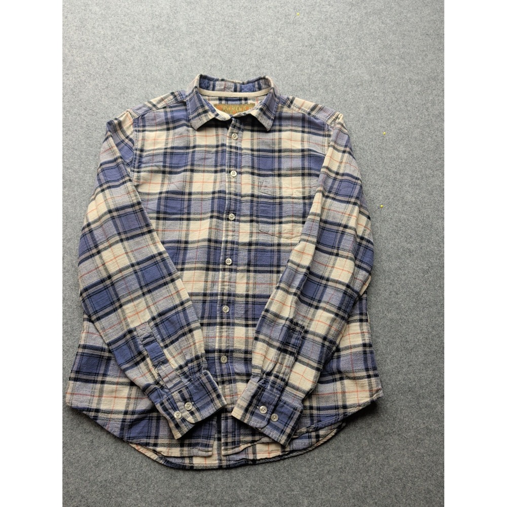 Rustic Outfitters Men's Flannel Shirt M Blue